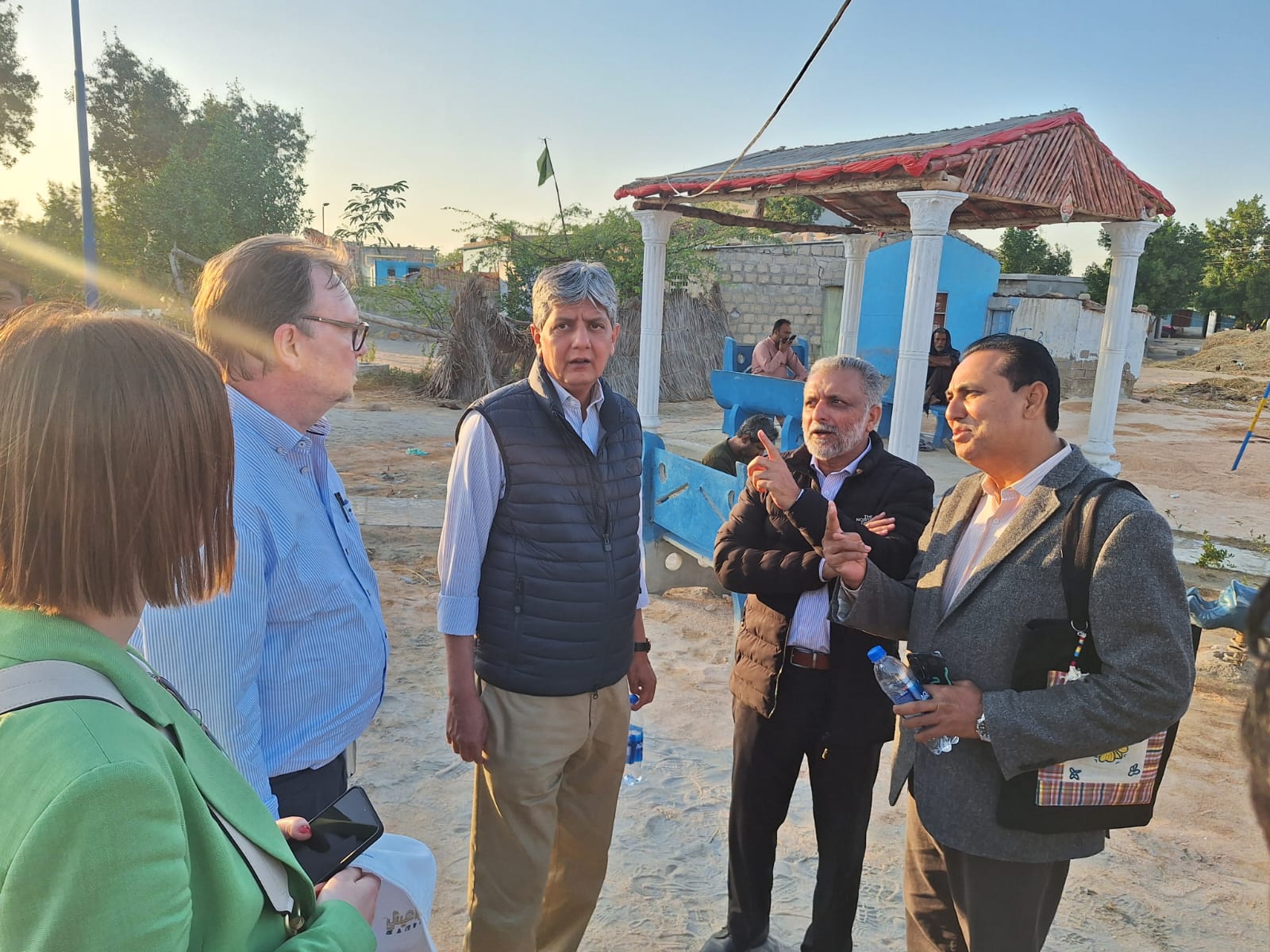 EU mission visit to the beneficiaries of the PAIDAAR project in Sindh